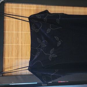 Elegant Black Spaghetti Strap Dress